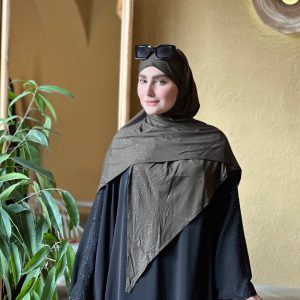 هد روسری تک پیله سبز شایندار